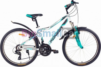 Горные велосипеды PIONEER FAVORITE 26/16 white-mint-black - купить Абинске