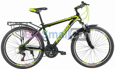 Горные велосипеды PIONEER OMEGA 26/16 black-green-white - купить Абинске